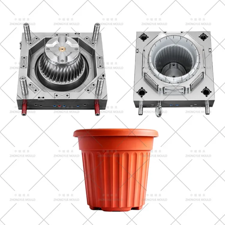 Muovinen Garden Flow Pot -muotti