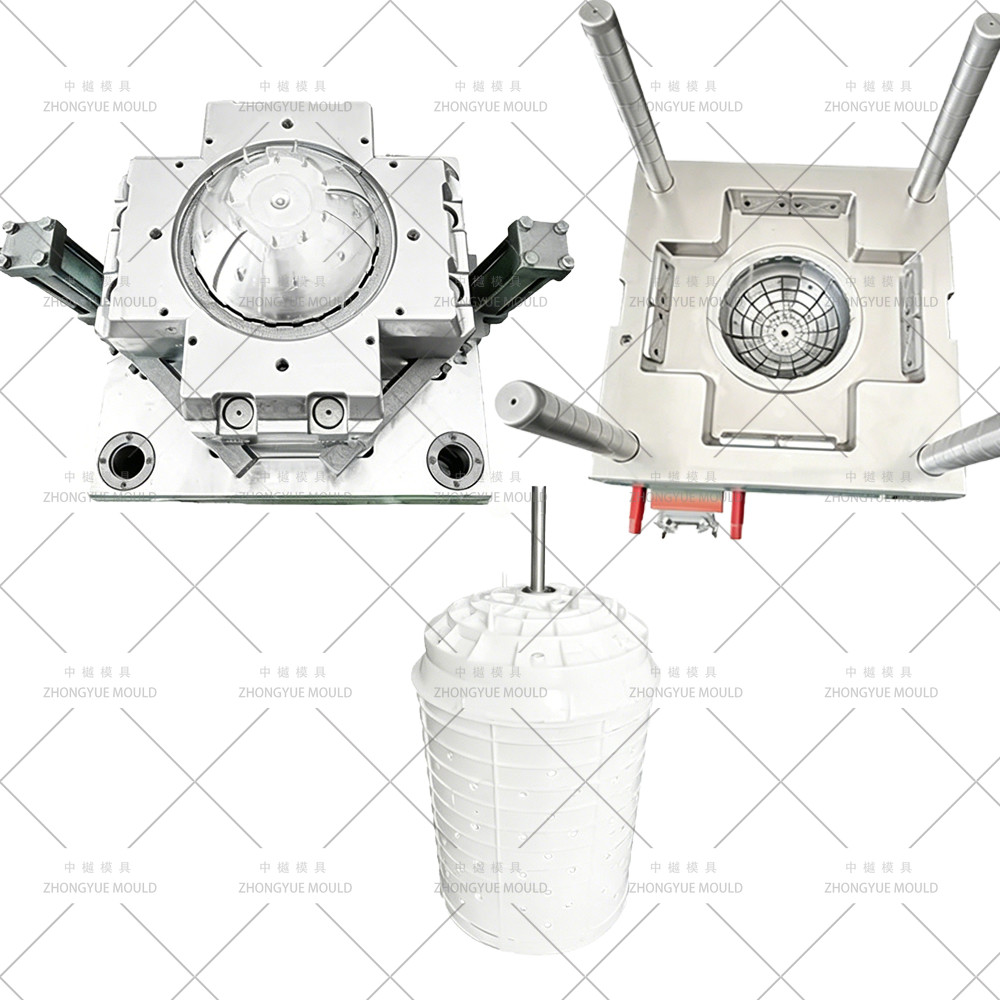 Muovinen pesukone Spin Barrel Mold